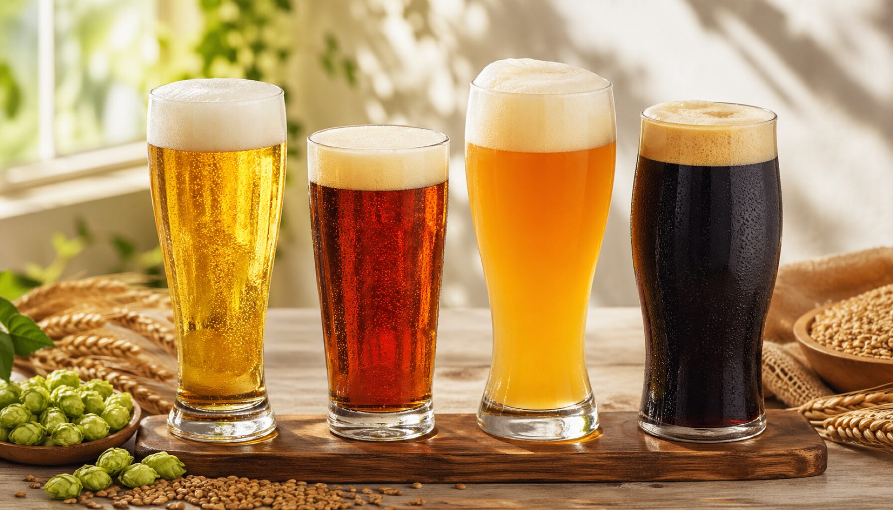 松島ビールの定番ラインナップ｜ドイツスタイル4種