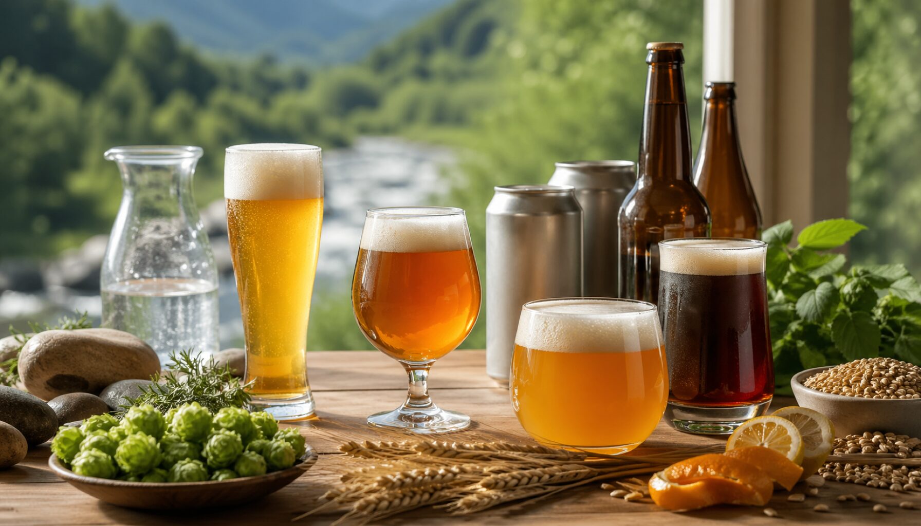 内陸部エリアの醸造所！自然の恵みを活かしたビール