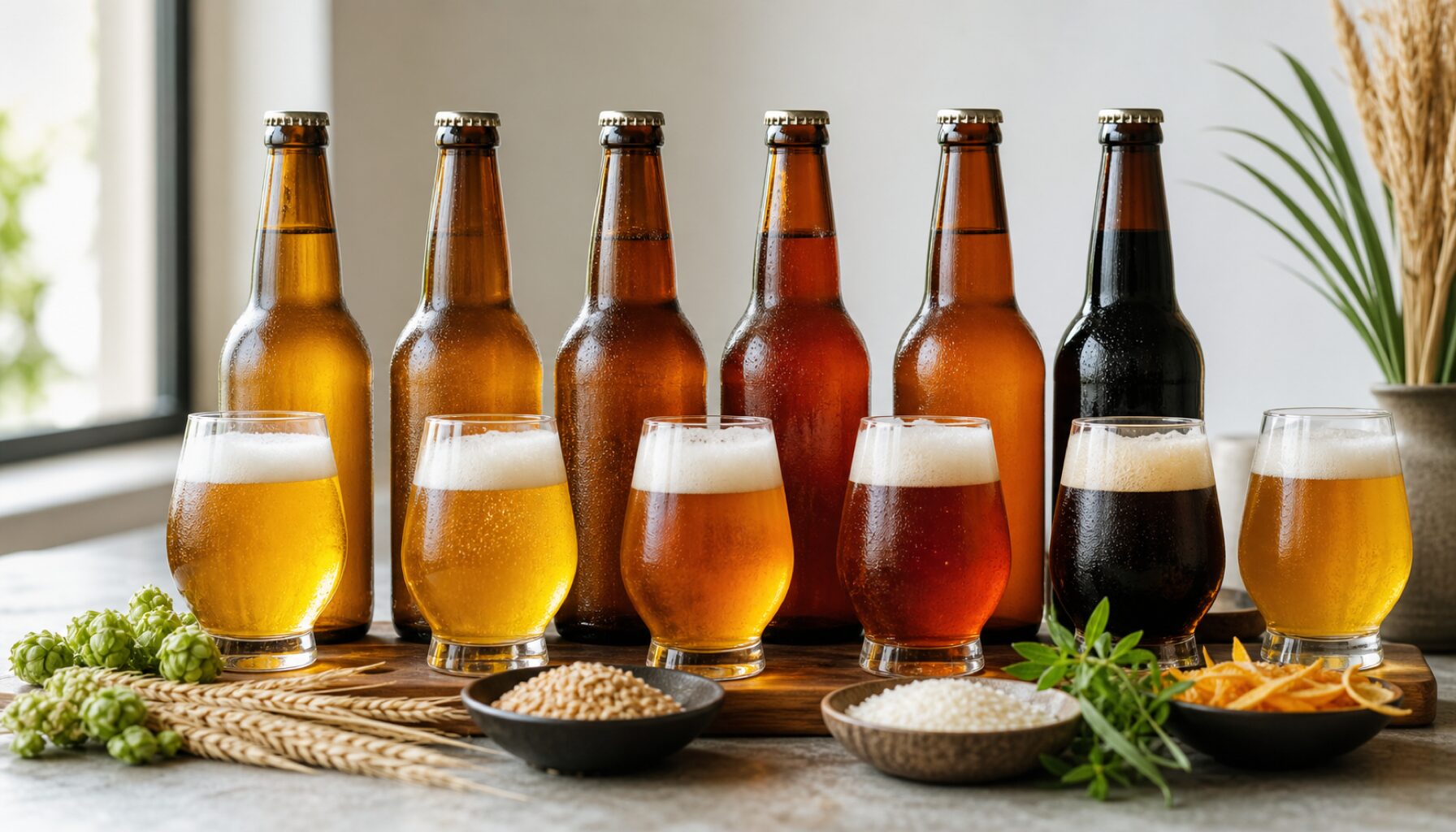 穀町ビールのラインナップを紹介
