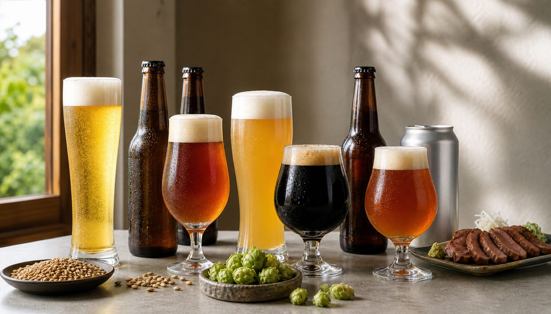 希望の丘醸造所のビールラインナップ