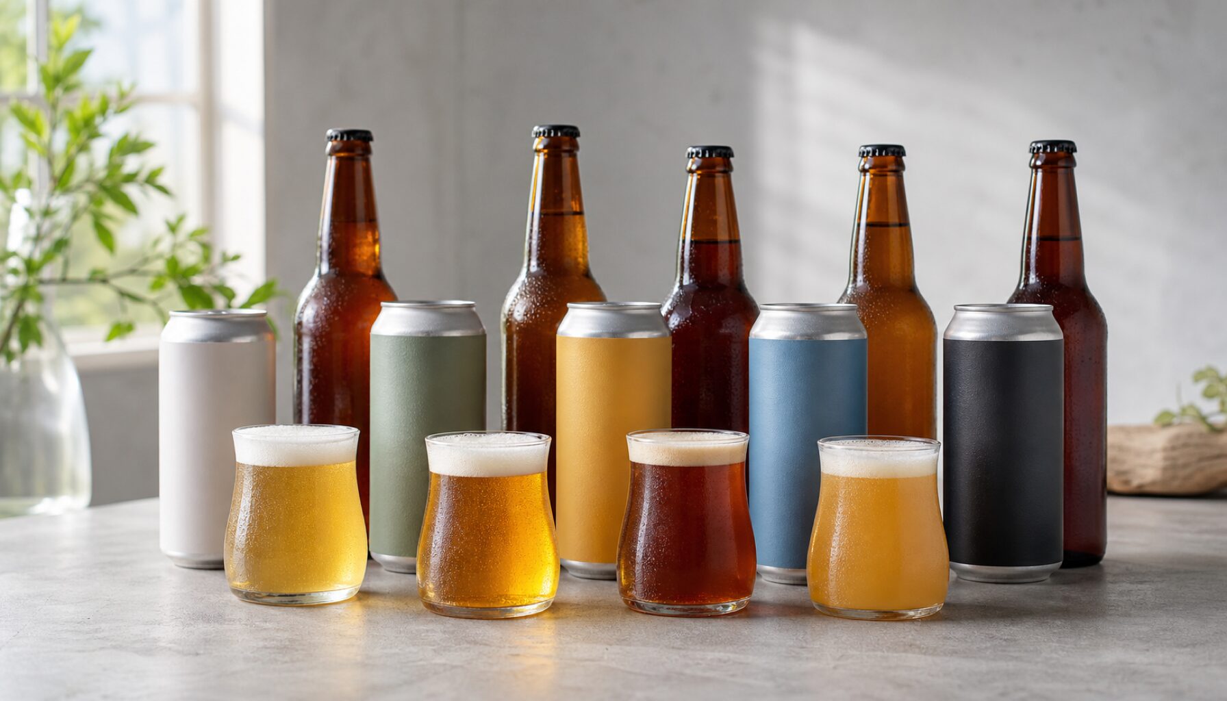 代表的なビールラインナップ