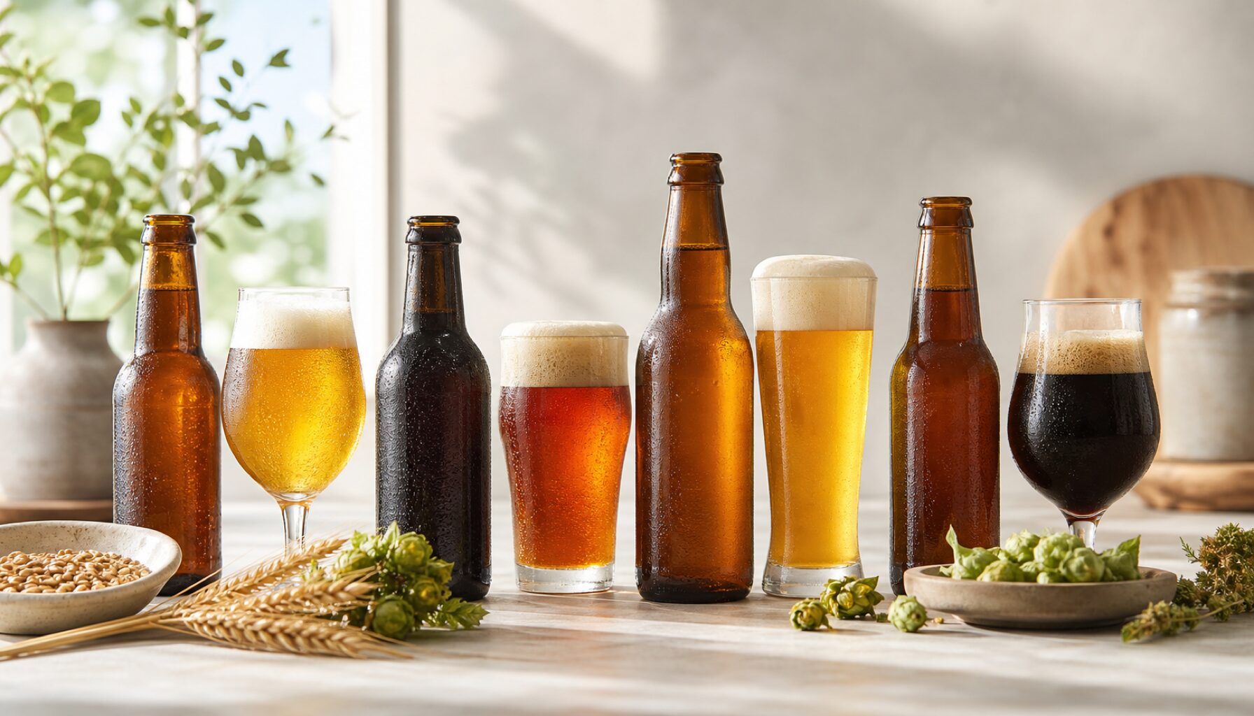 暁ブルワリーのビールラインナップ