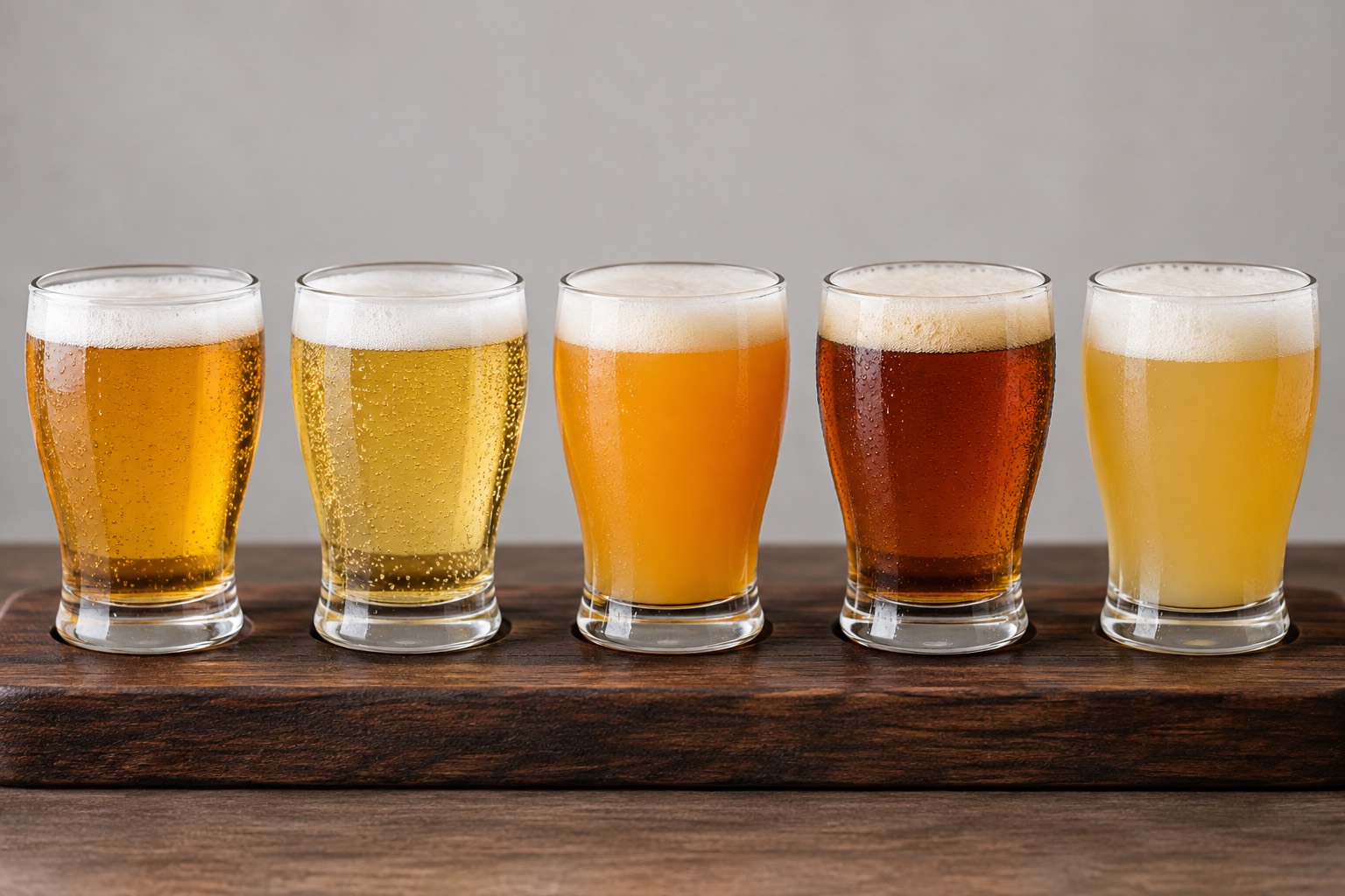 定番ビールのラインナップ