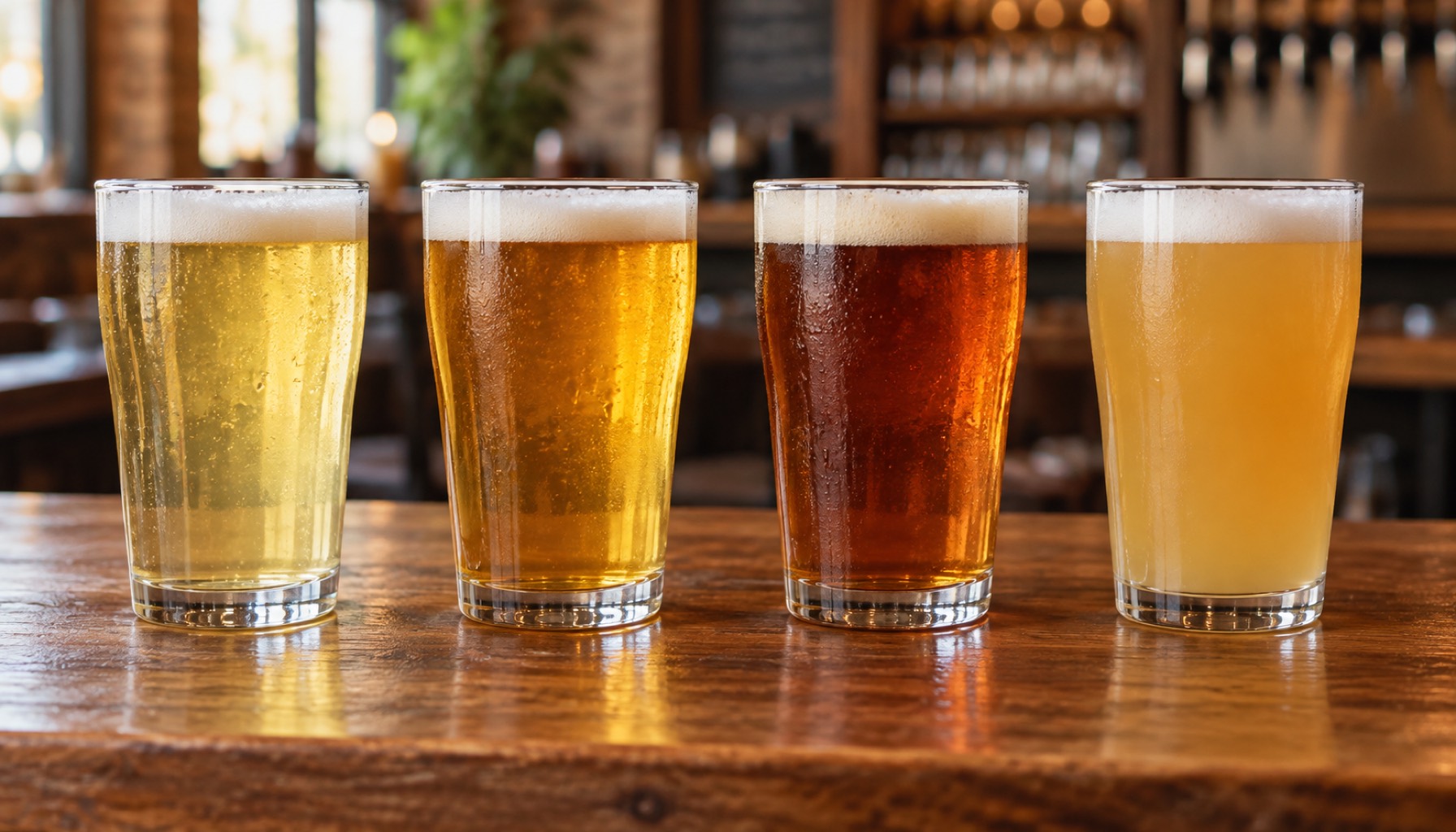 自分の店で造っているビール