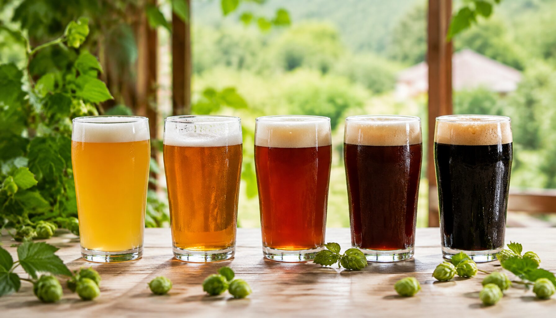 ビールのラインナップ