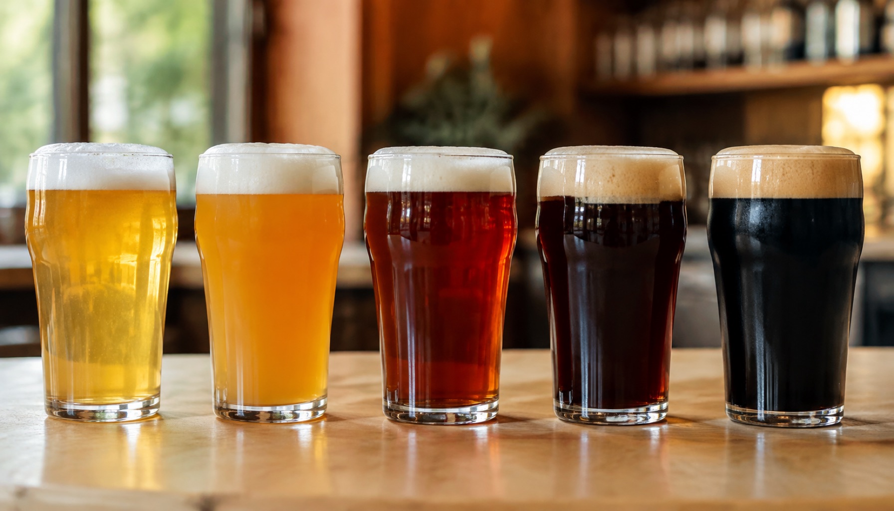 ビールのラインナップ