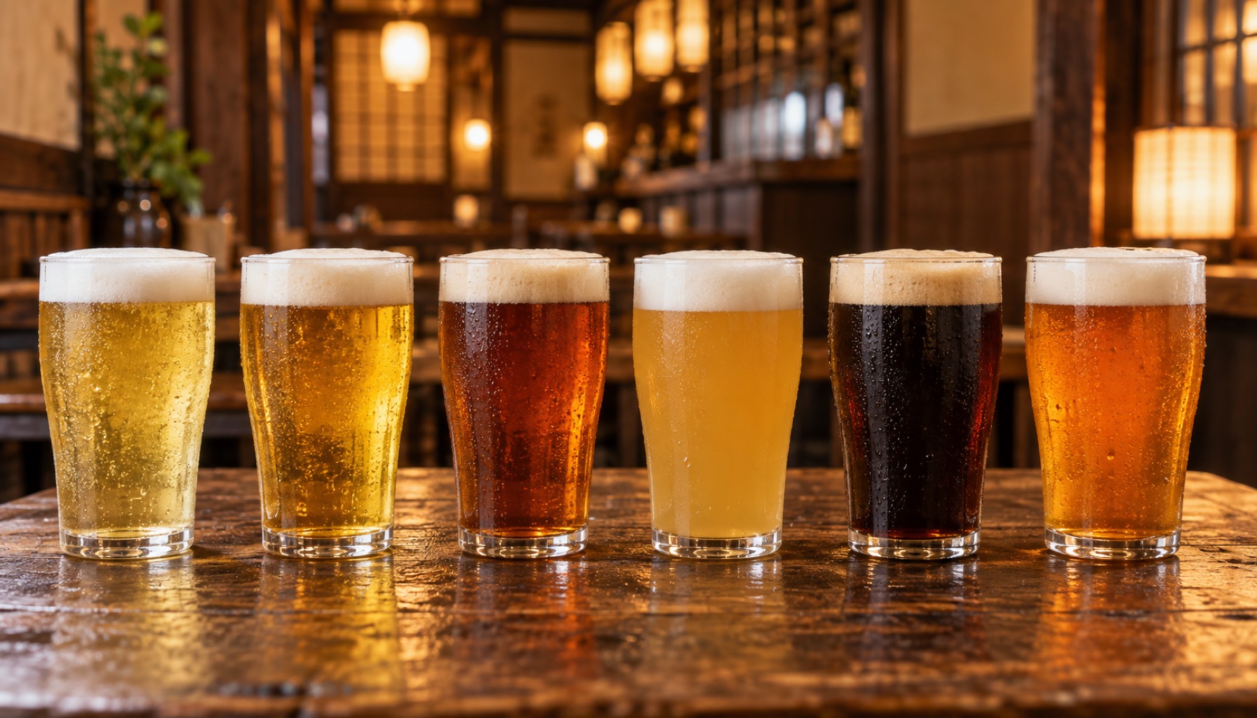 ガハハビールの定番ラインナップ