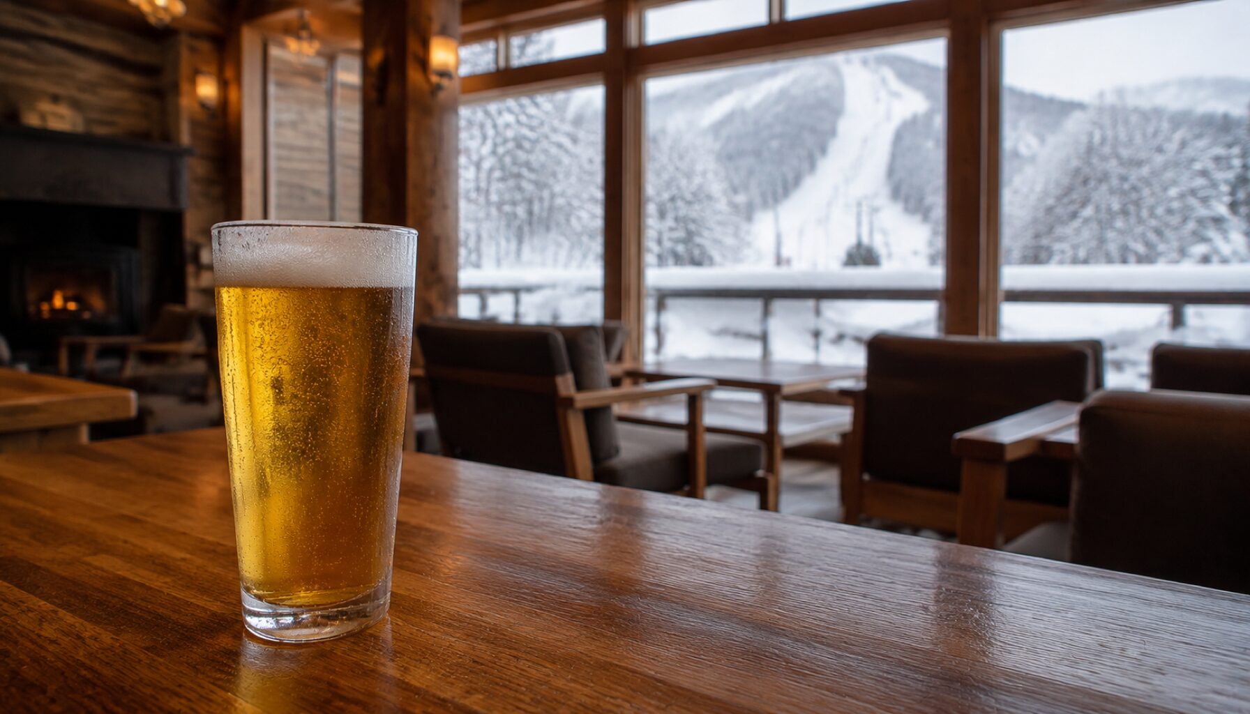冬は田沢湖スキー場のラウンジでも飲める