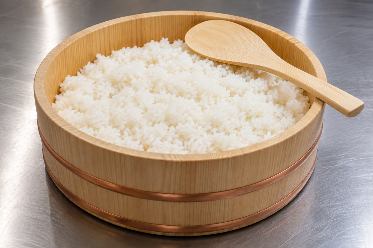 原料は寿司店で余った酢飯