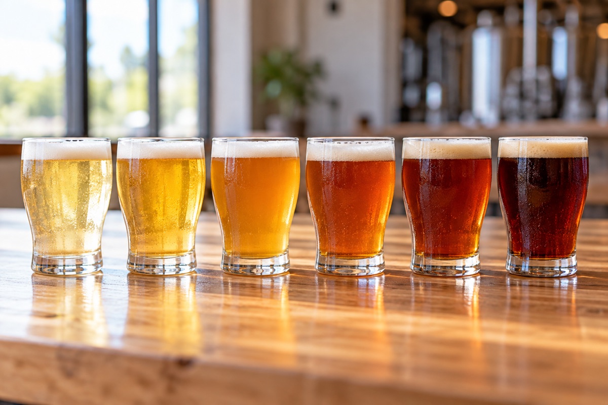 ビールは6種類を入れ替えて出す