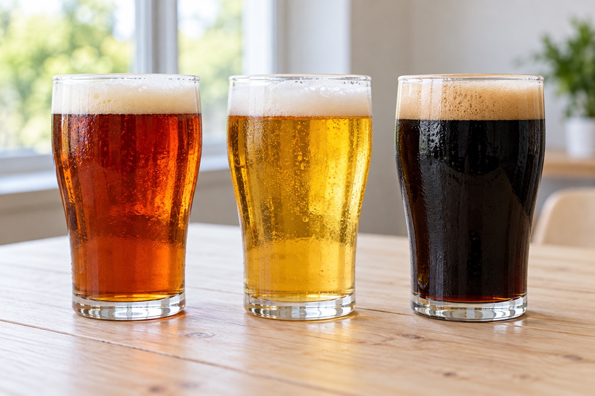 定番6種類の自家醸造ビール
