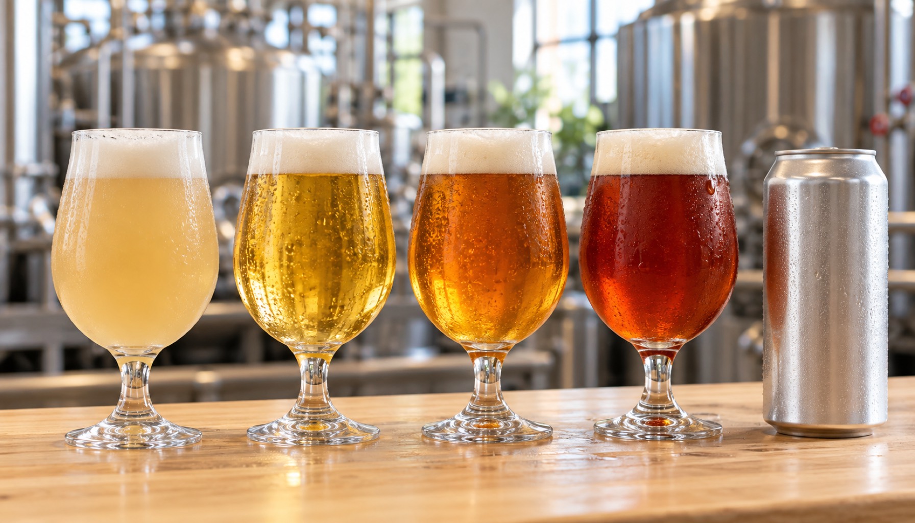 晴海仕込みの4種類のビール