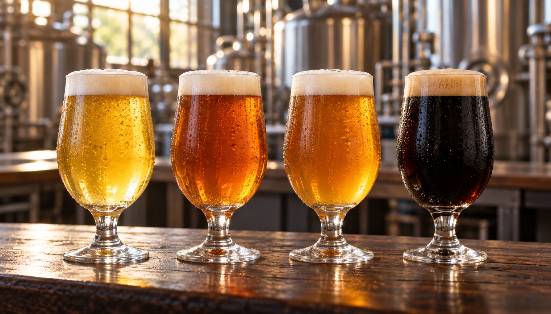 定番4種類のビール
