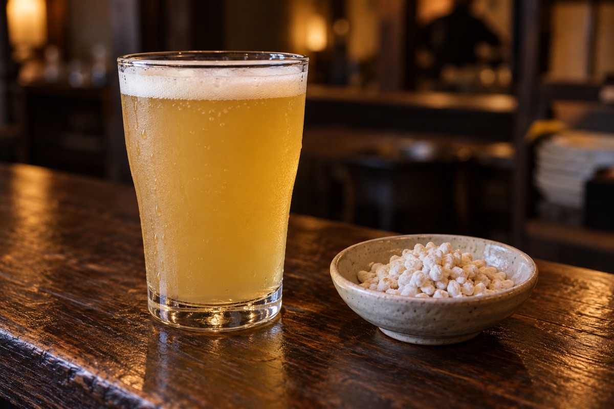 記念ビールは白麹を使ったアルコール分4.0%のサワーIPA