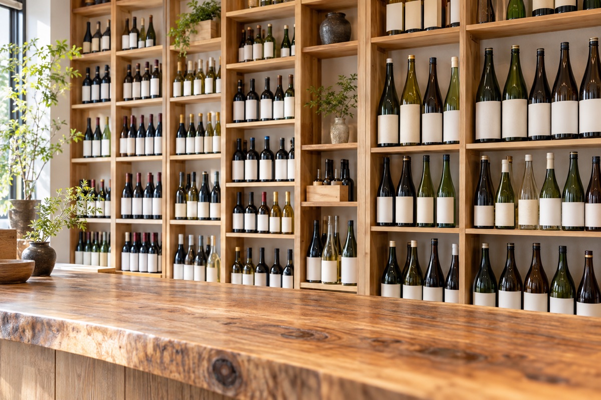 ワインと日本酒も酒屋から出てくる