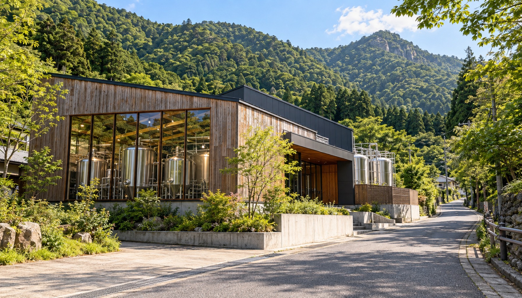 造っているのは神戸・六甲山麓の醸造所